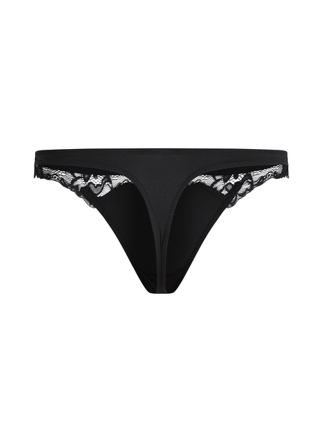 Tanga Secret Lace, Negro