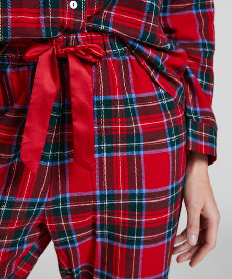 Conjunto de pijama Flannel, Rojo