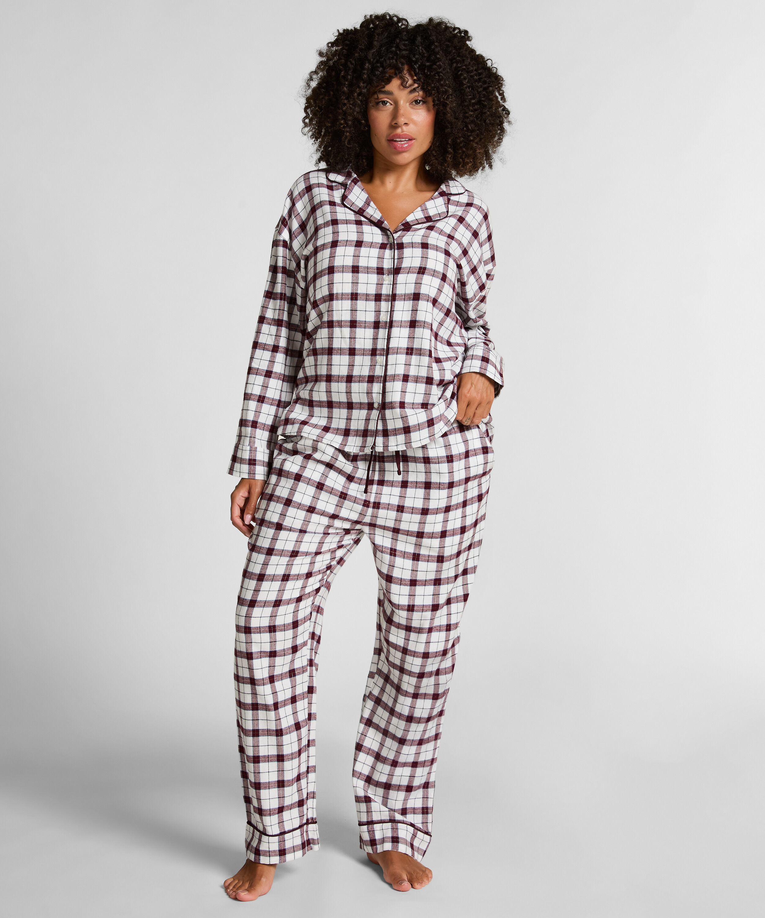 Top de pijama de franela