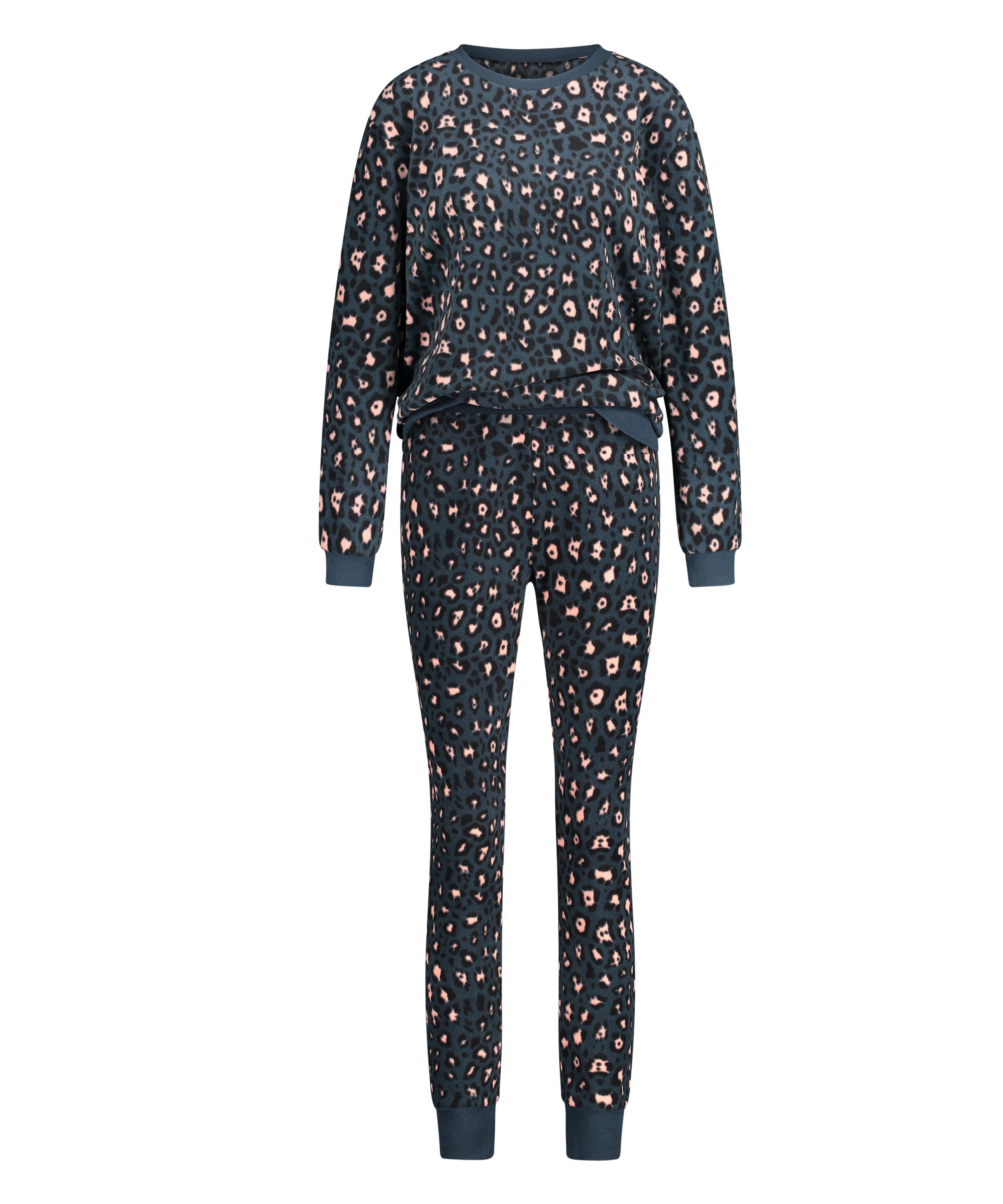 Conjunto de pijama con bolso, Azul, main