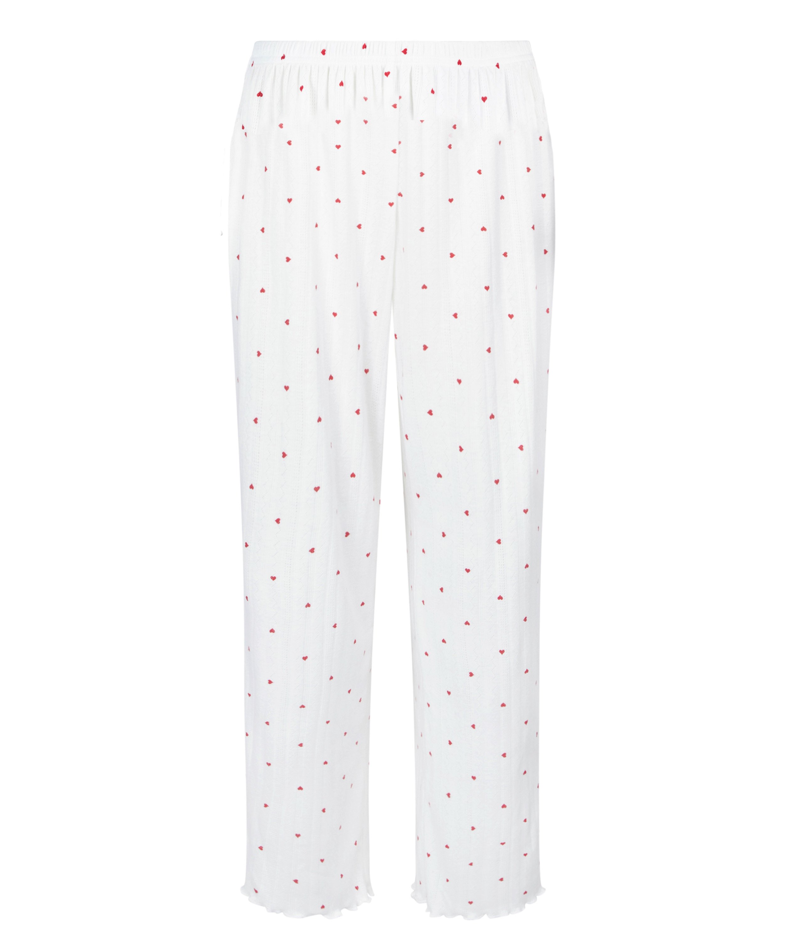 Pantal&oacute;n de pijama Pointelle, Blanco, main