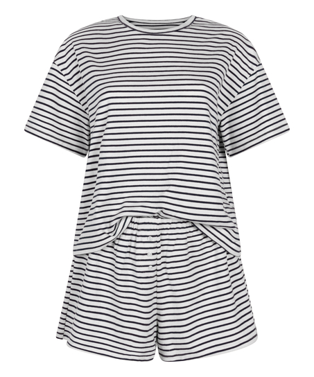 Conjunto de pijama de punto jersey, Azul