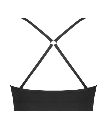 Sujetador deportivo HKMX The Nadi Level 1, Negro