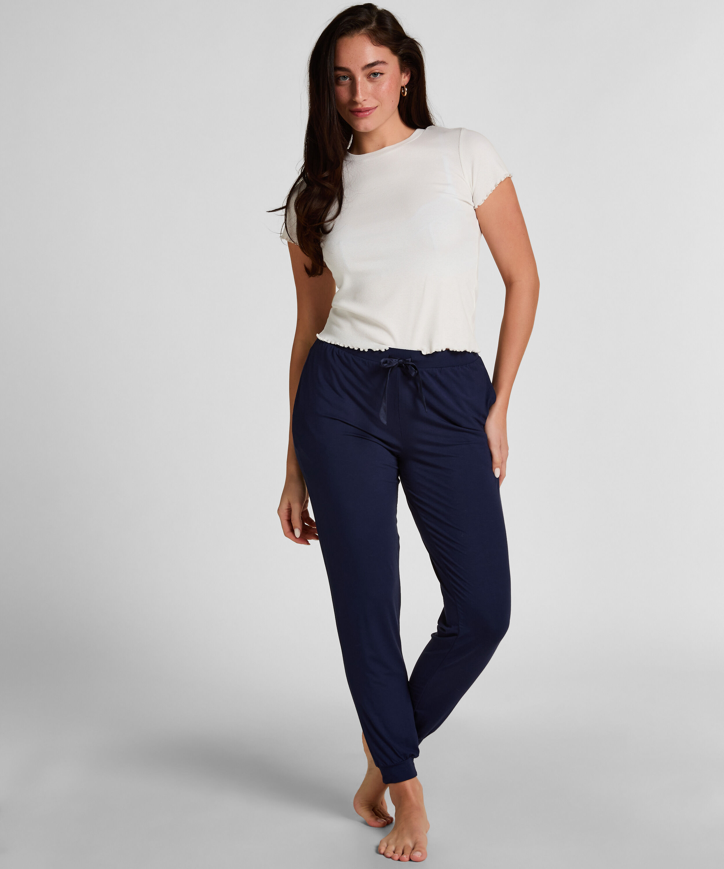 Pantalón de pijama Jersey, Azul