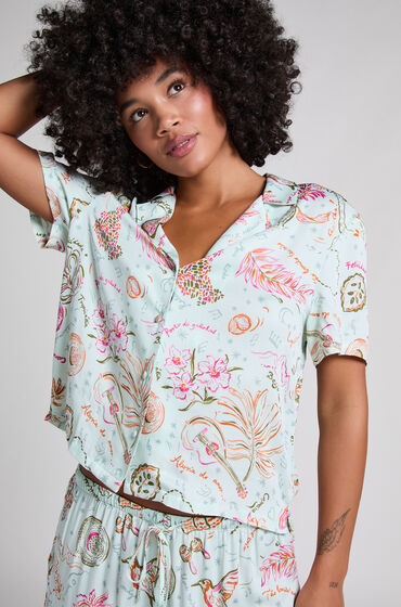 Hunkemöller Chaqueta de satén Verde