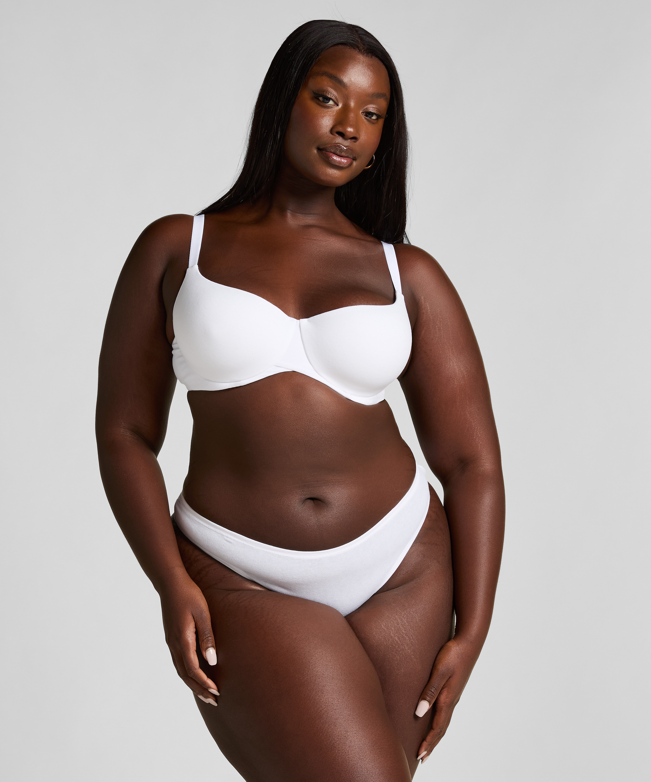 Tanga de Algodón Kira, Blanco, main