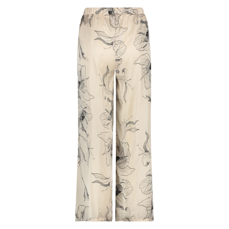 Petite Pantal&oacute;n palazzo satinado Lotus, Rosa
