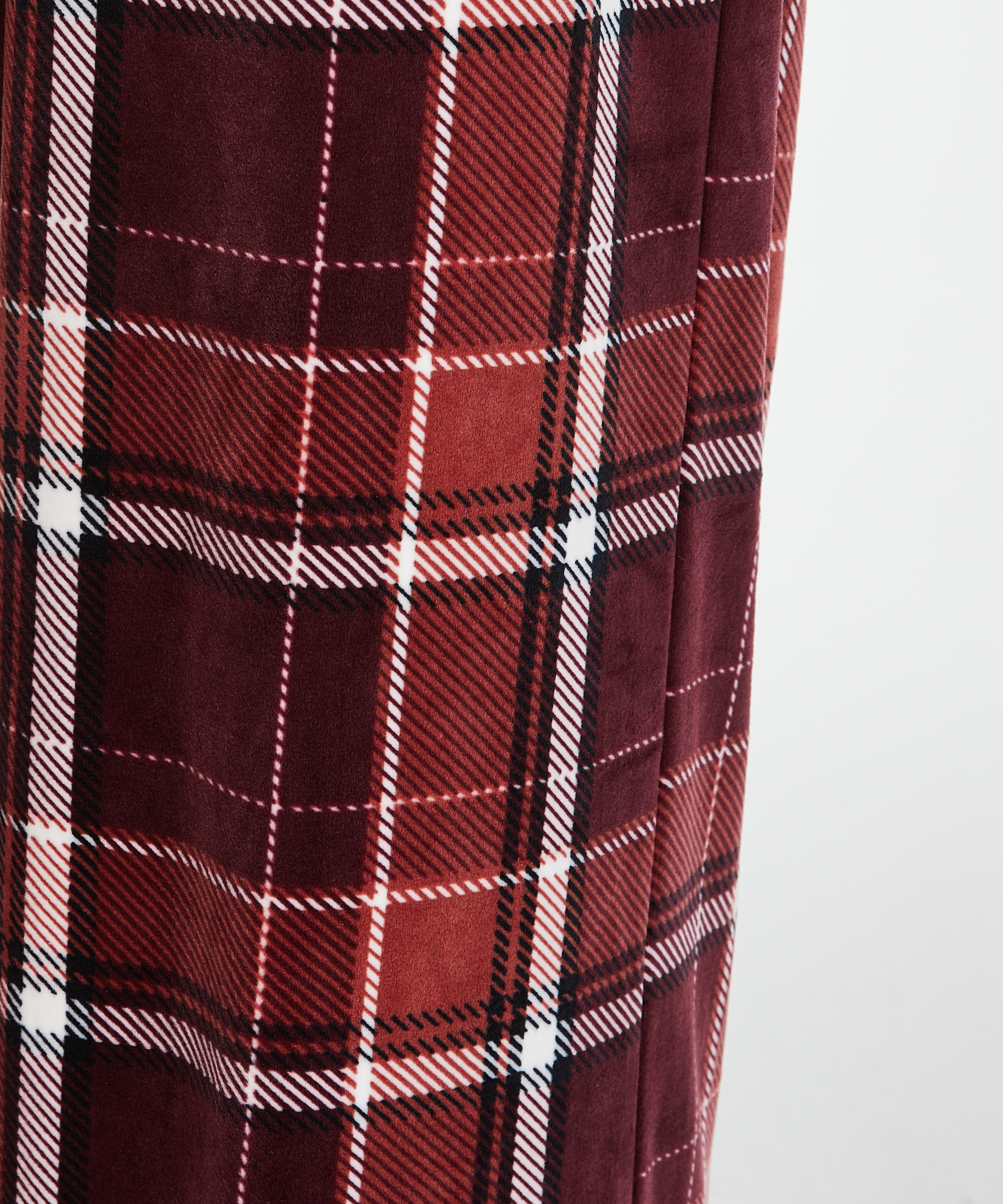 Petite Pantal&oacute;n de pijama de terciopelo, Rojo, main