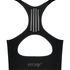 Sujetador deportivo HKMX The comfort de nivel 1, Negro