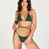 Top de bikini triangular Digura, Verde