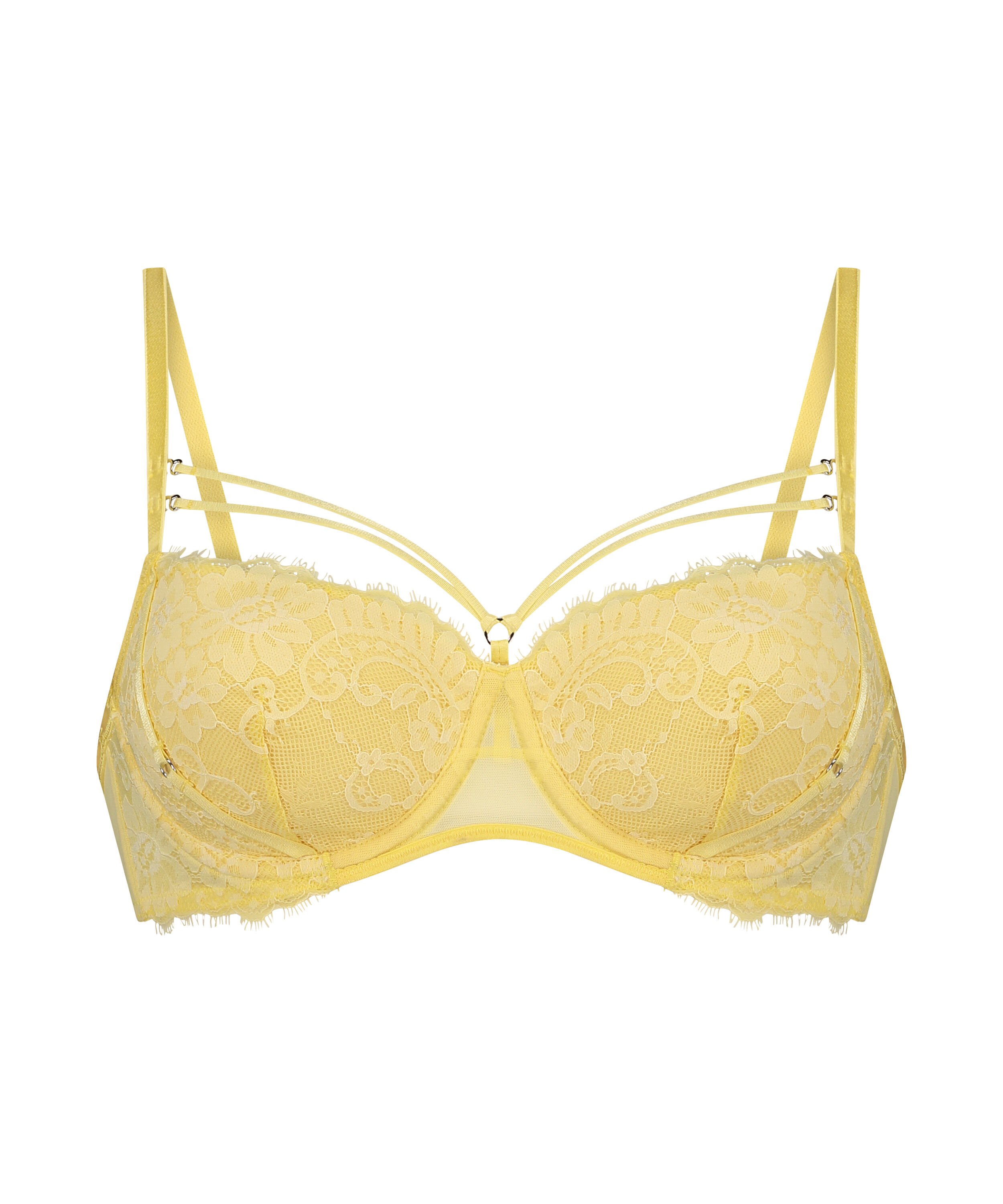 Sujetador con aros preformado Lidia, Amarillo