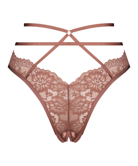 Brasileña de entrepierna abierta Roxanne, Morado