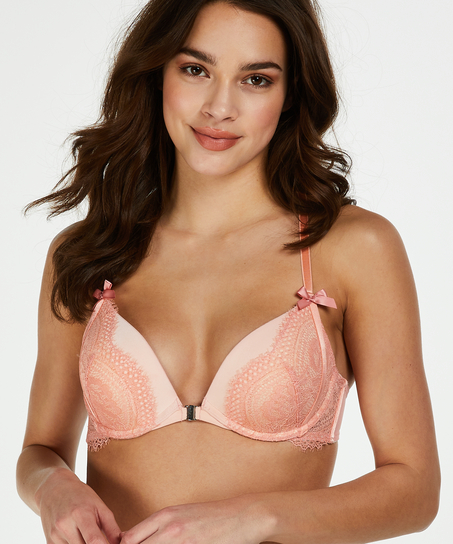 Sujetador push-up de aros preformado Paris, Rosa