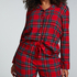 Conjunto de pijama Twill, Rojo