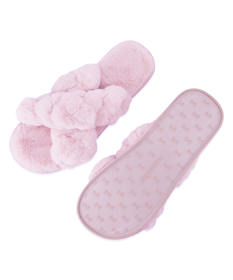 Zapatillas Fake Fur, Morado