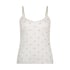 Top de camiseta lace, Blanco