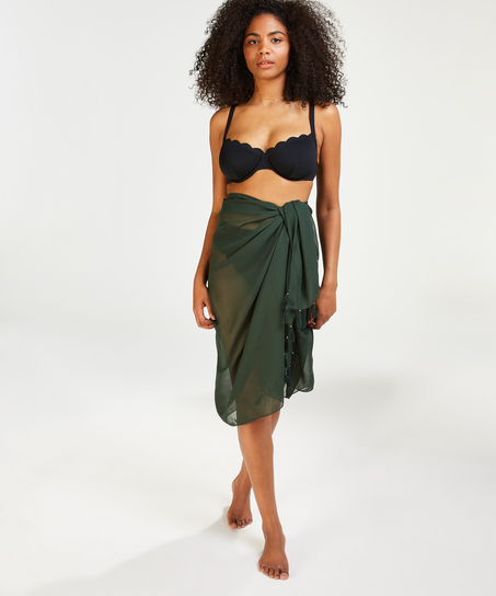 Pareo chiffon, Verde