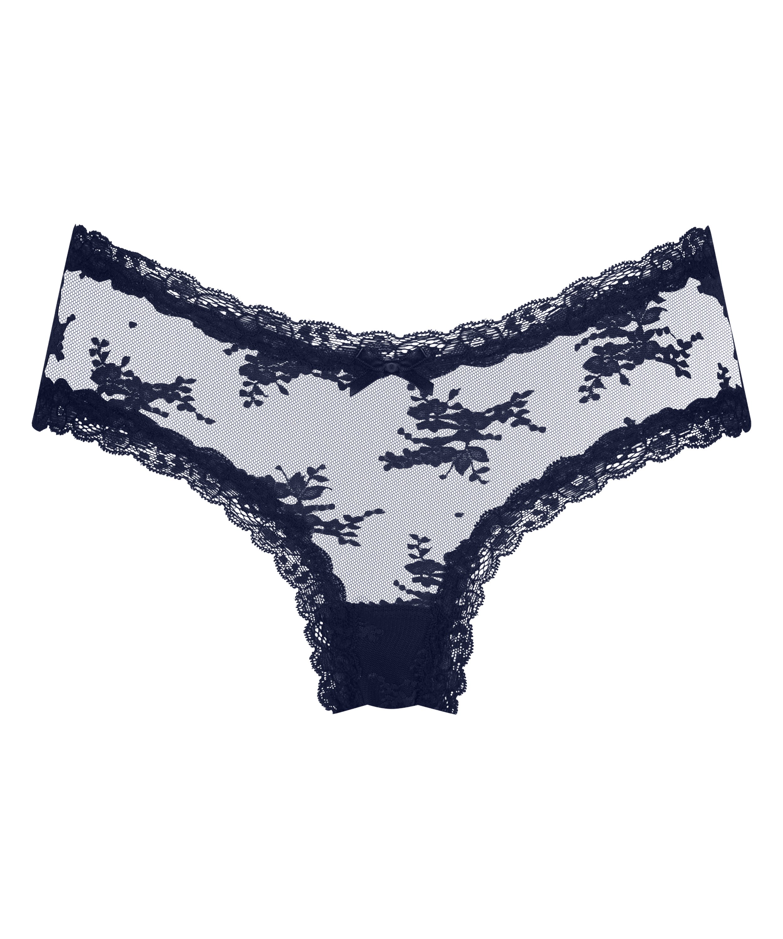 Brasile&ntilde;a en forma de V burn-out mesh, Azul, main