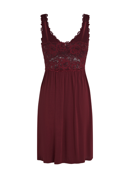 Vestido lencero Nora Lace, Morado