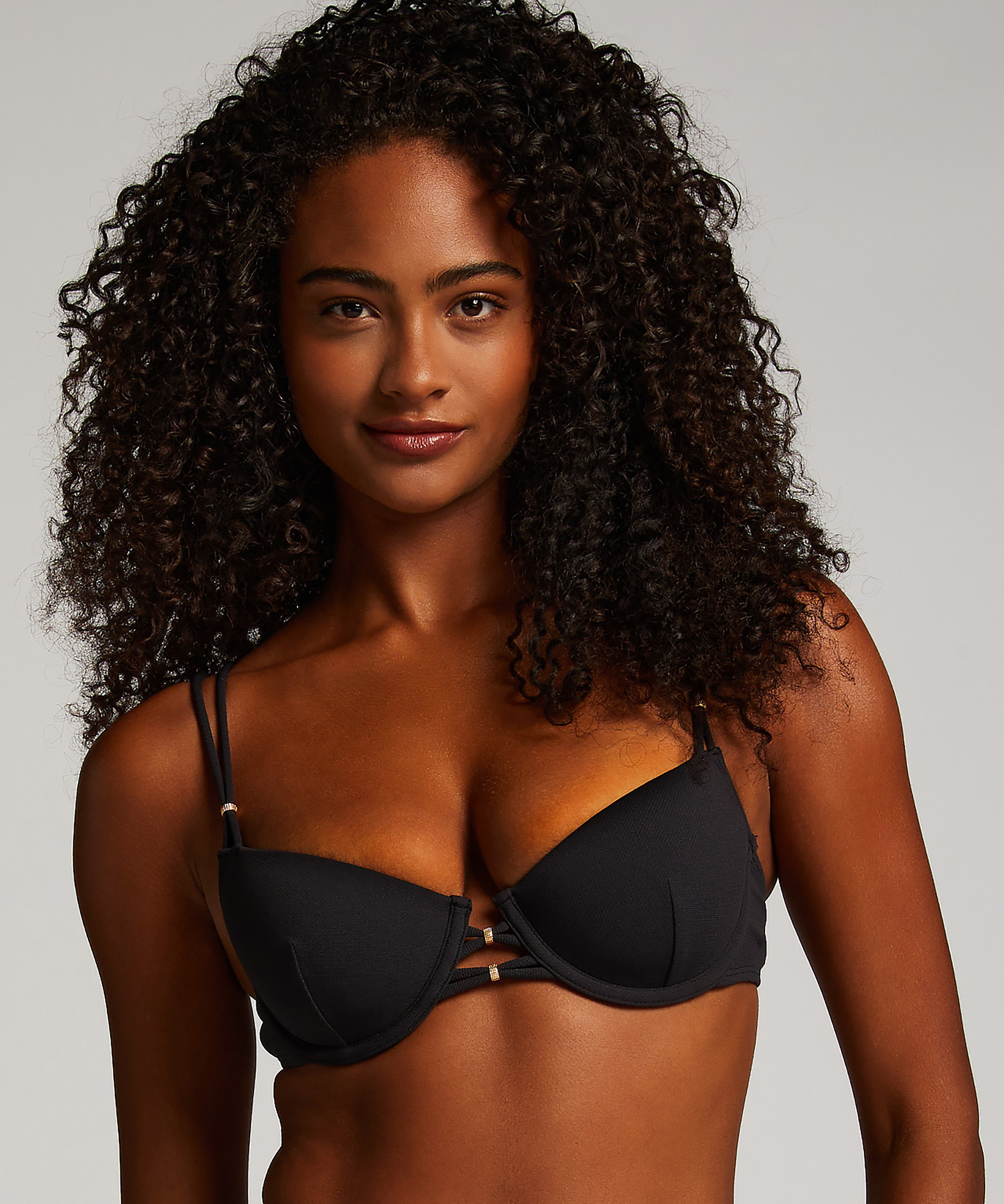 Top de bikini Holbox, Negro, main