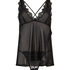 Babydoll Chiffon Lace, Negro