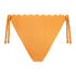 Braguita de Bikini Cheeky Tanga Scallop Lurex, Naranja