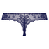 Invisible Tanga Lace Back, Azul