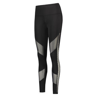 Mallas deportivas de corte alto de HKMX, Negro