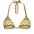 Top de bikini triangular Alcapulco, Verde