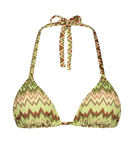 Top de bikini triangular Alcapulco, Verde