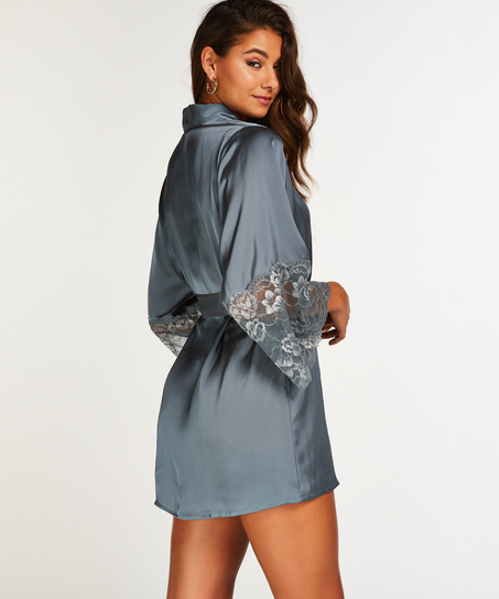 Kimono Satin, Azul