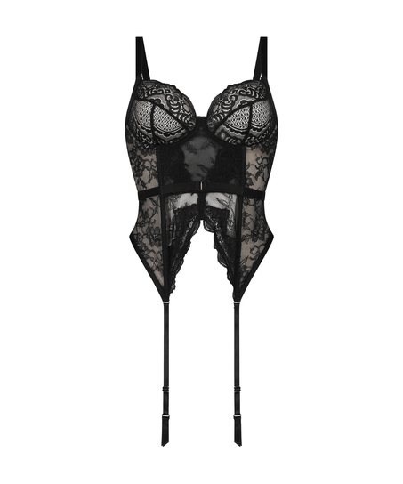 Bustier Sienna, Negro