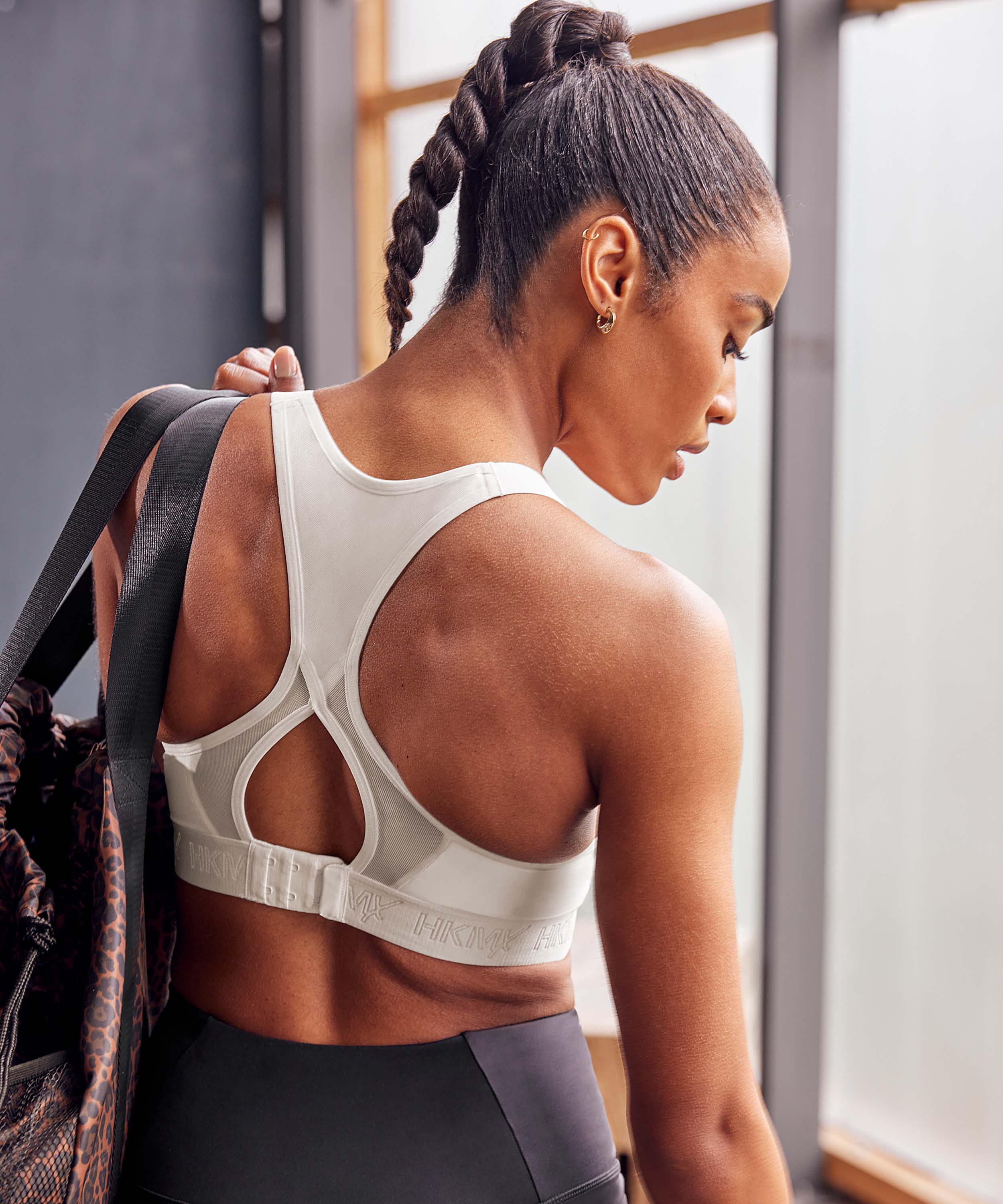 HKMX Sujetador deportivo The All Star Level 2, Blanco, main