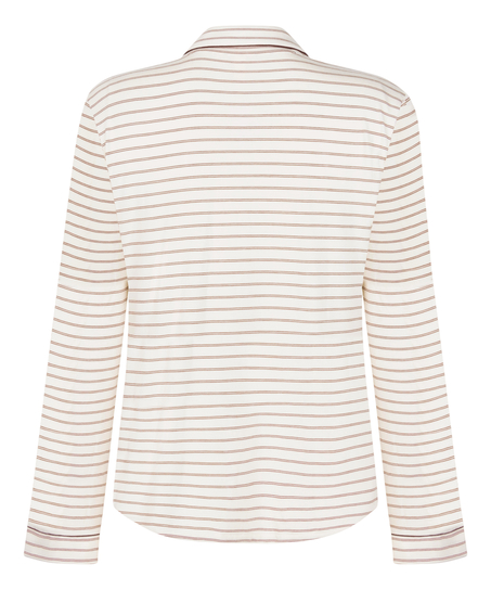 Chaqueta de manga larga de jersey Essentil, Blanco