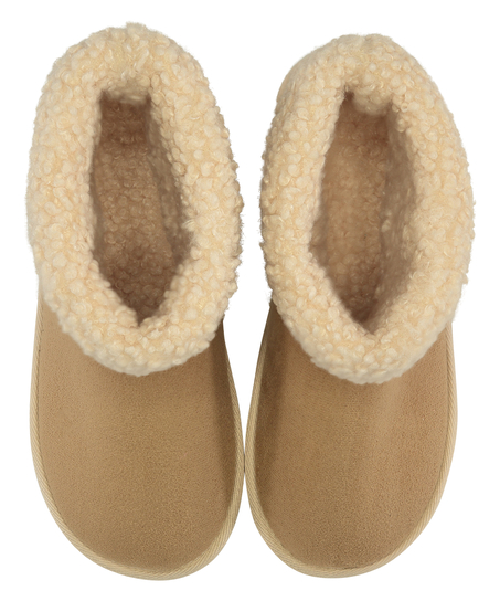 Zapatillas Fake Suede, Beige