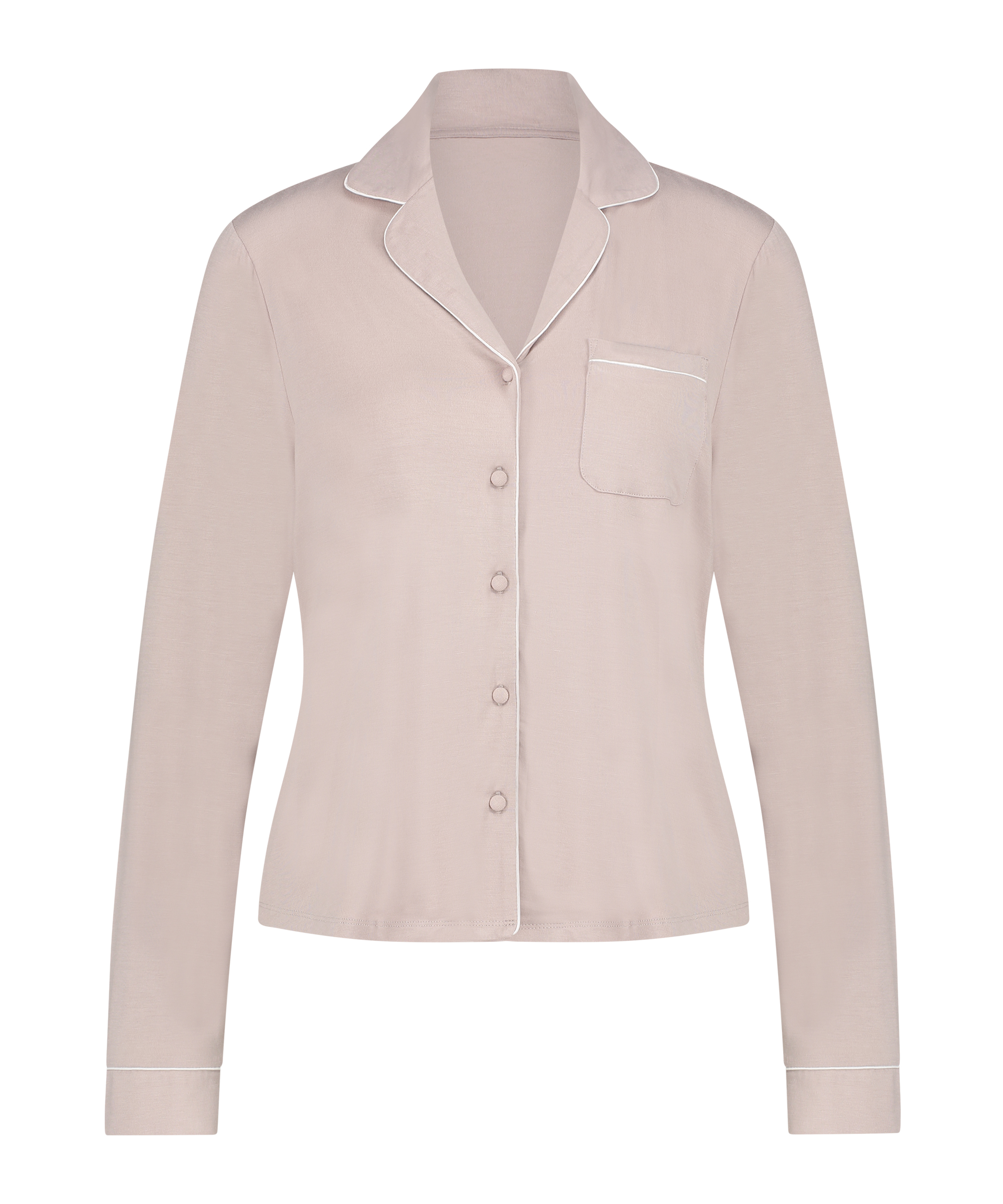 Chaqueta de manga larga de jersey Essentil, Beige, main
