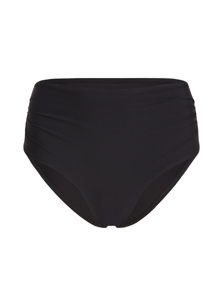 Bikini Bottom Alta Cheeky Shaping Luna, Negro