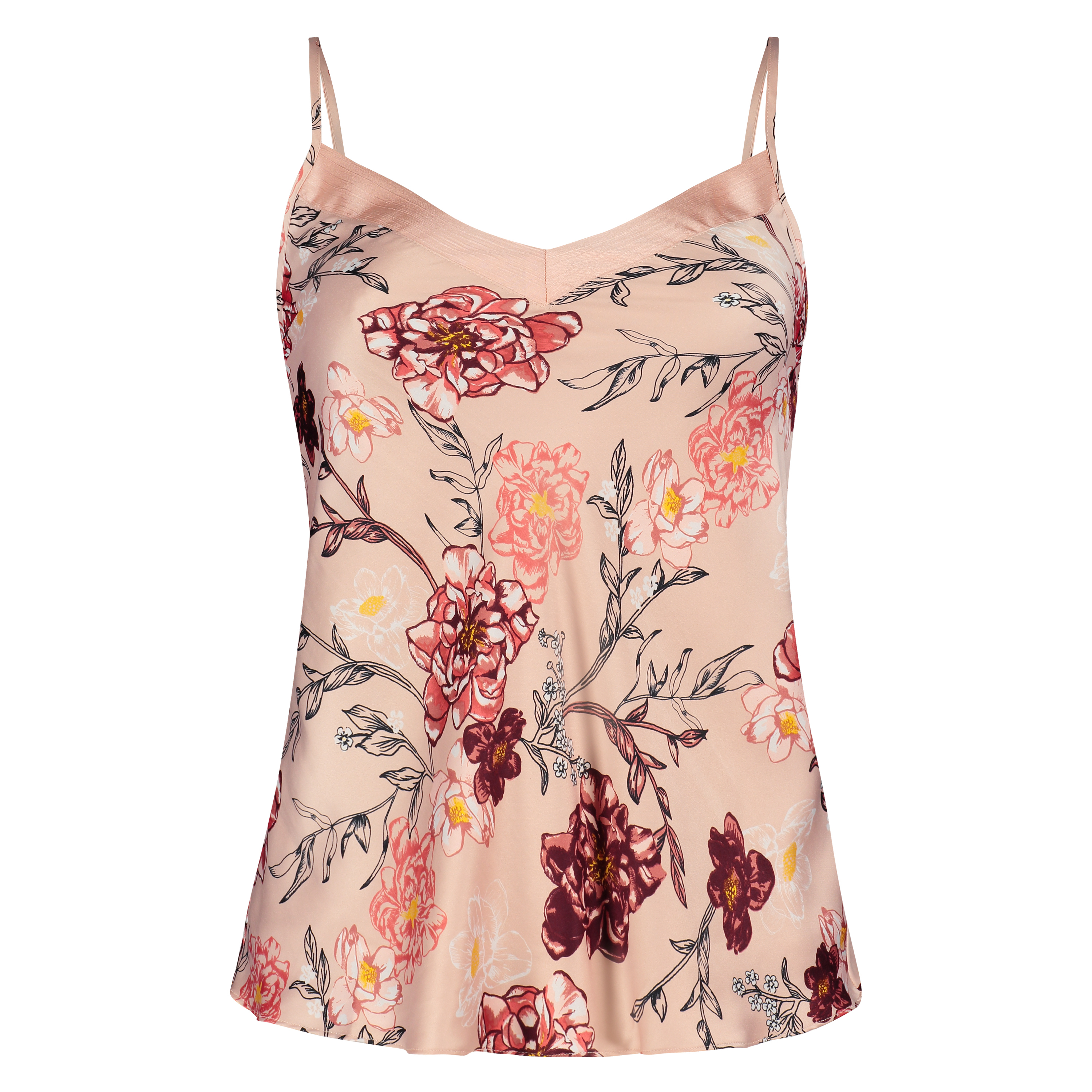 Camisola de sat&eacute;n Kiku, Rosa, main