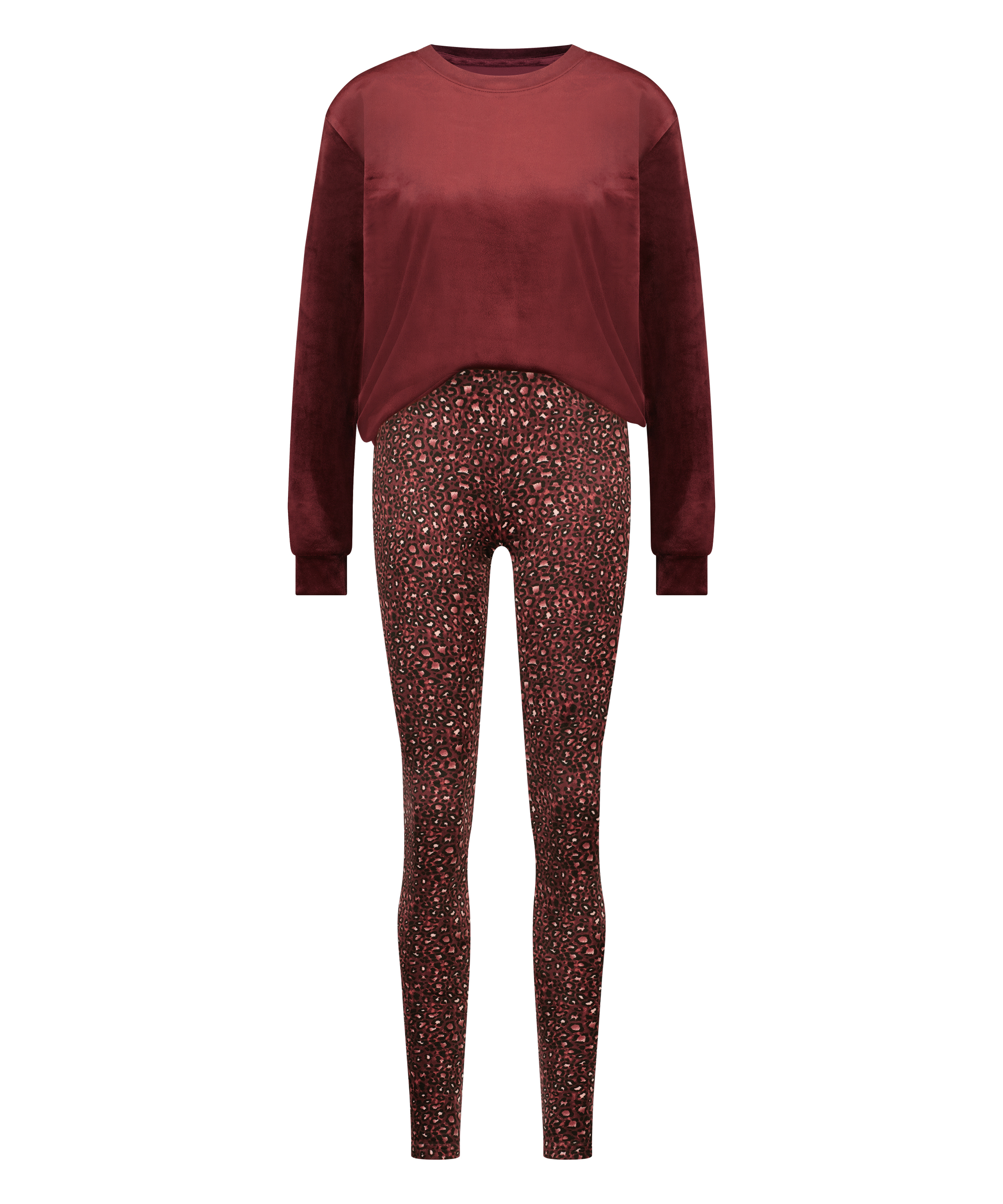 Conjunto de pijama con bolso, Morado, main