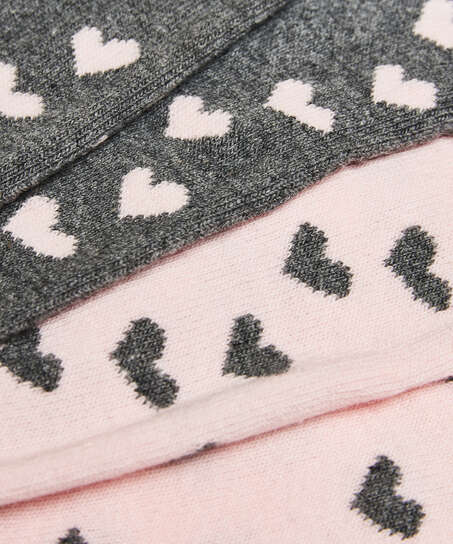 2 Pares Calcetines, Gris