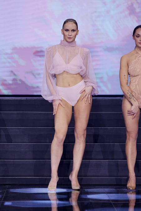 Triangular Bralette Smooth, Rosa