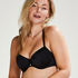 Top de bikini de aros preformado Cannes Vivian Hoorn, Negro