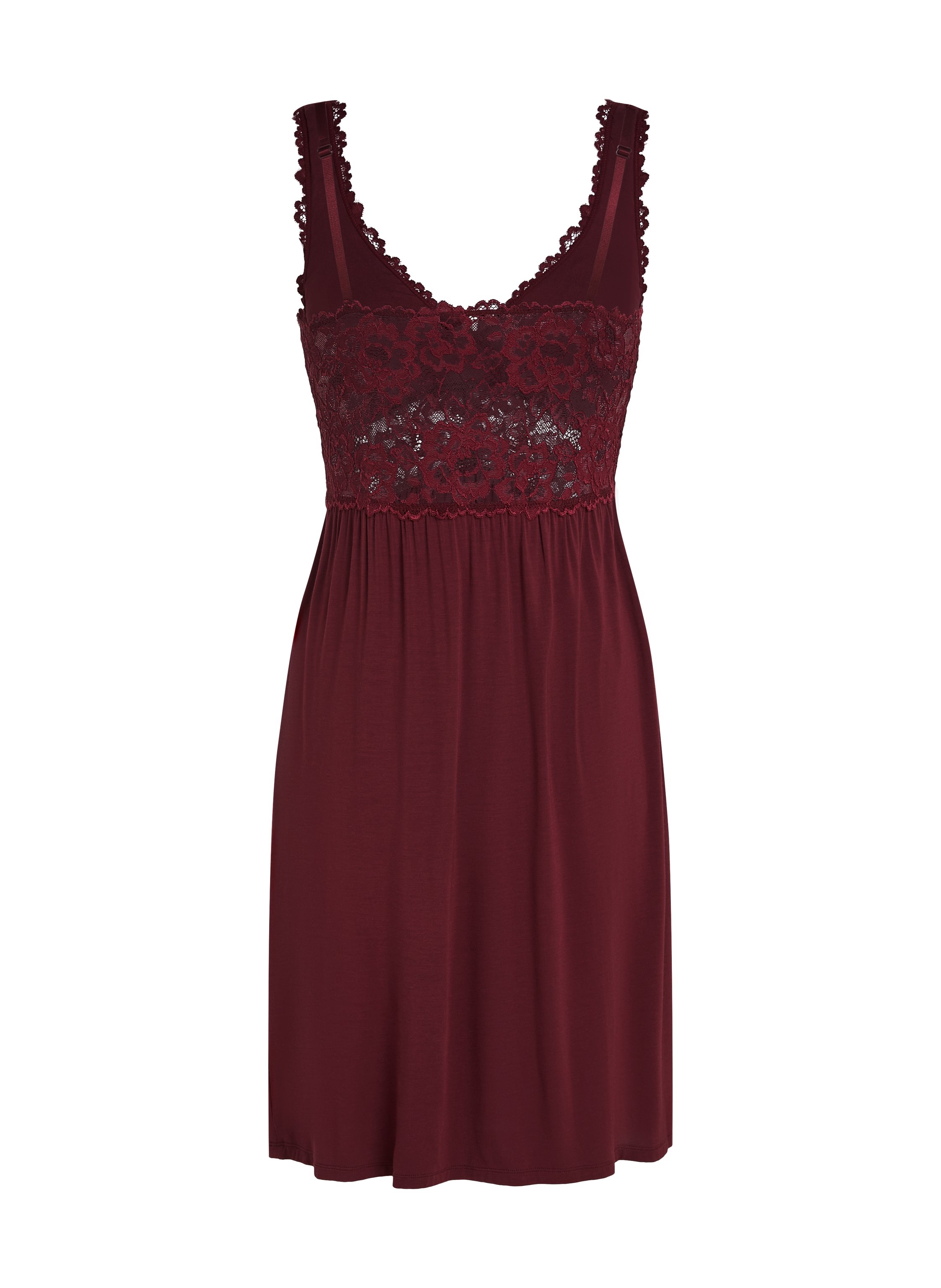 Vestido lencero Nora Lace, Morado, main