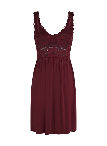 Vestido lencero Nora Lace, Morado