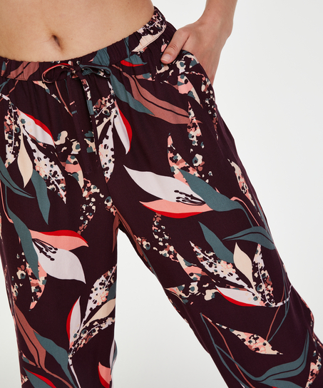 Petite Pantalón de pijama tejido, Rojo