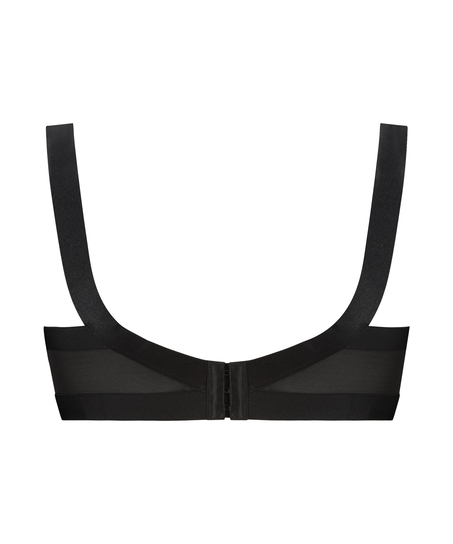 Sujetador con aros sin relleno Donna Sparkle, Negro