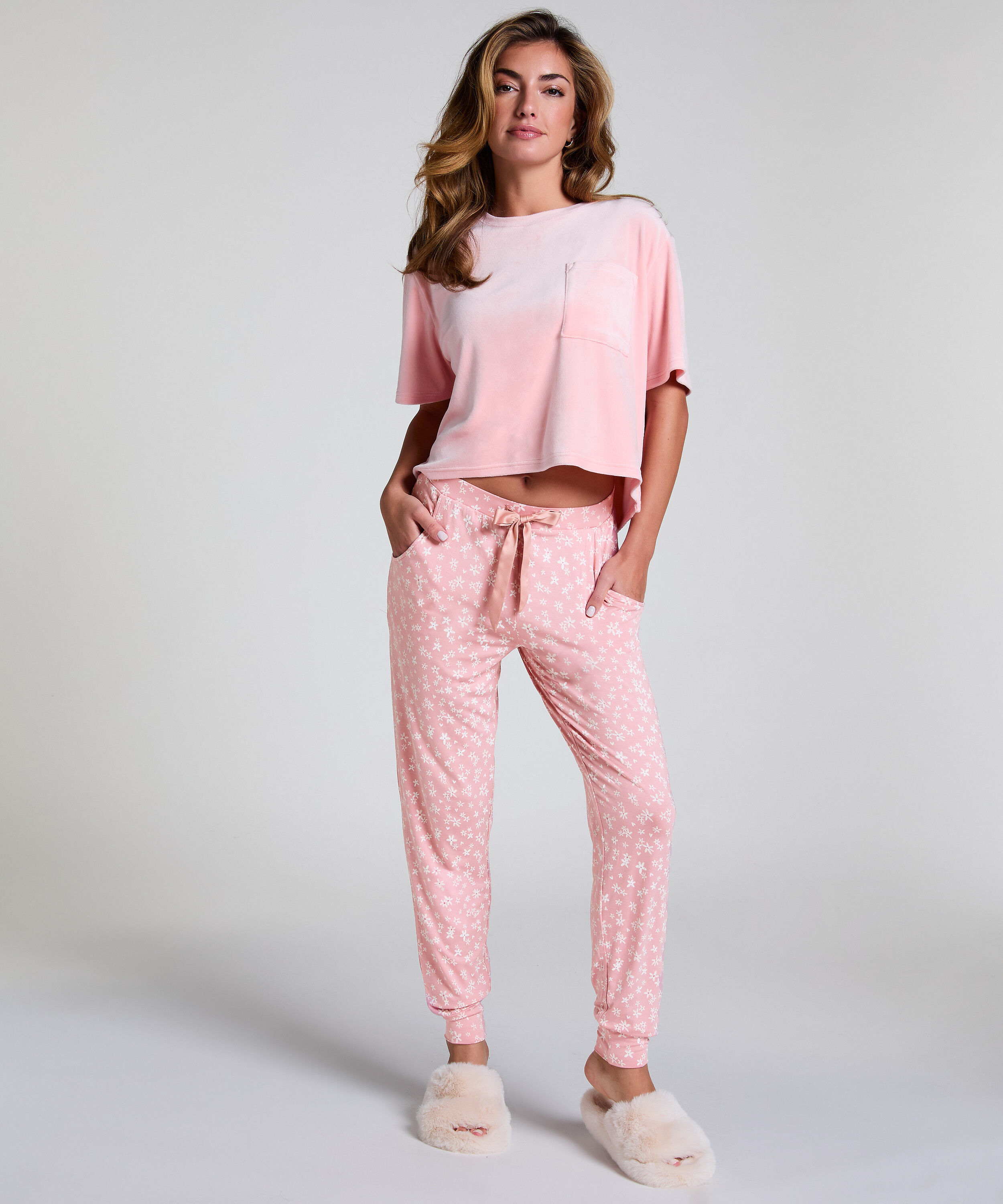 Pantalón de pijama Jersey, Rosa