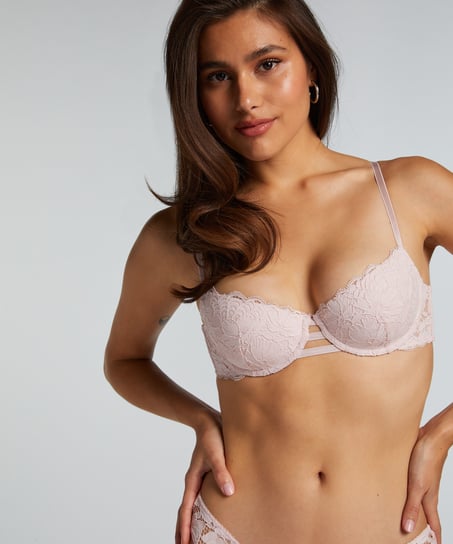 Sujetador de aros preformado Andrea, Rosa