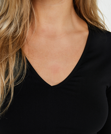 Top sin costuras, Negro