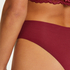 Braguita brasileña de algodón Invisible, Rojo